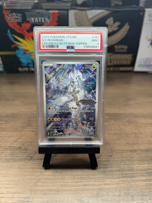 PSA 9 N’s Reshiram Stamped Promo