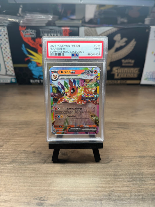 PSA 9 Flareon EX Stamped Promo