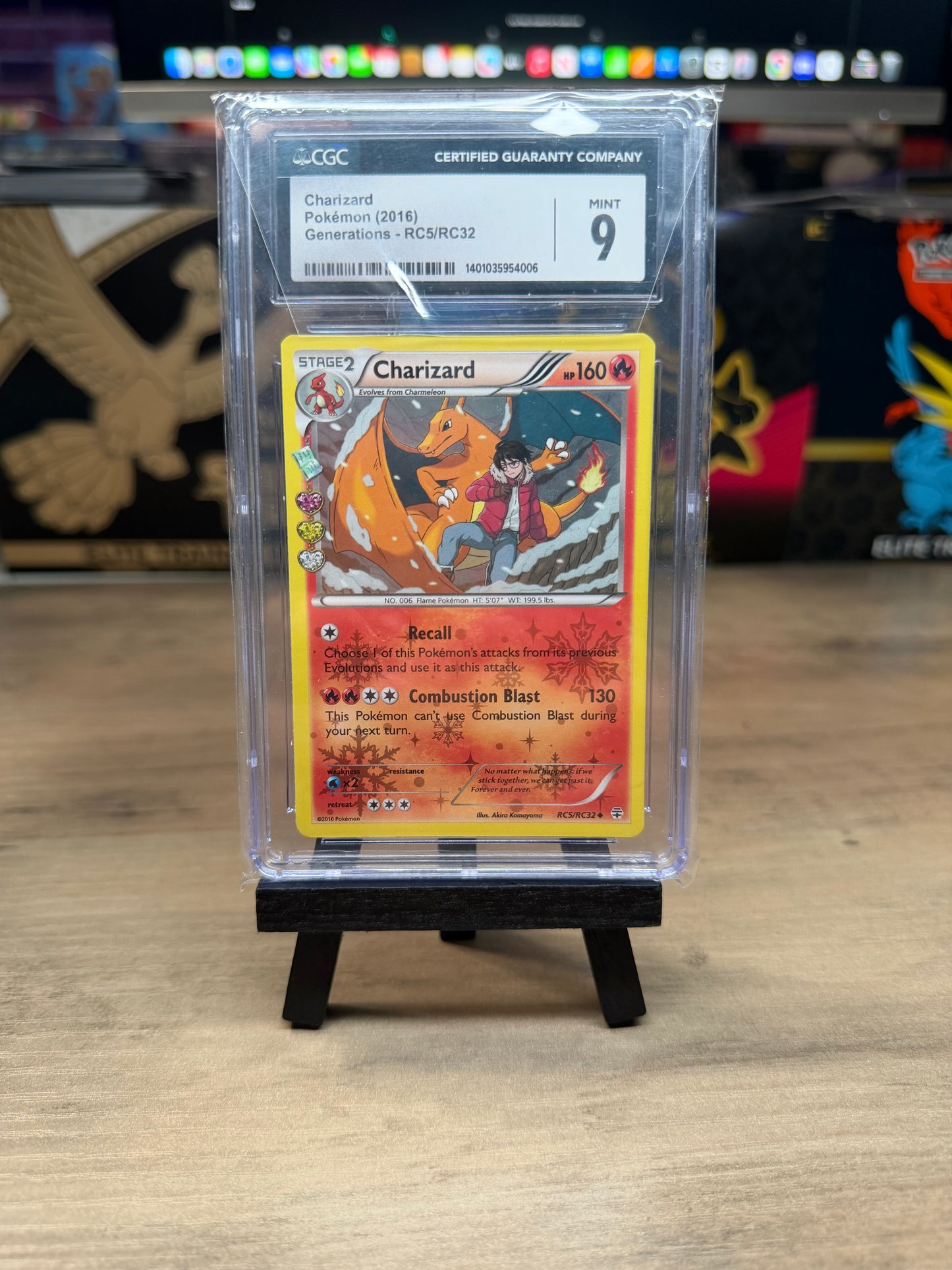 CGC 9 Radiant Collection Charizard