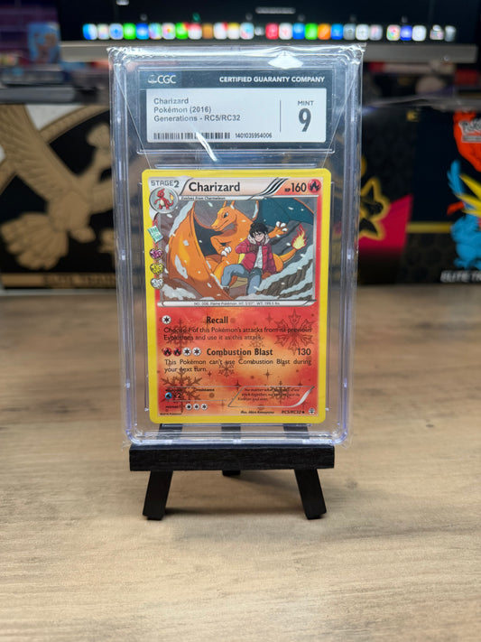 CGC 9 Radiant Collection Charizard