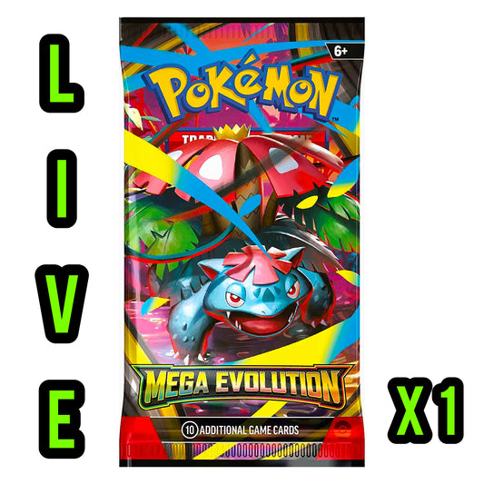 Mega Evolution Booster Pack 10 Pack Limit
