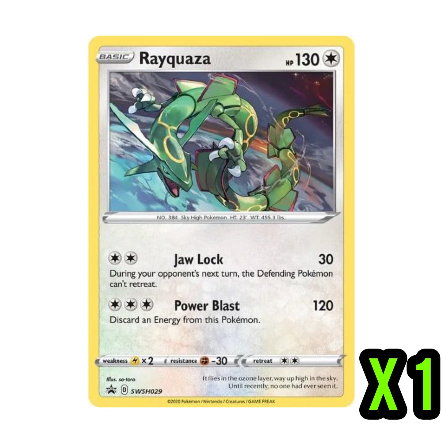Rayquaza Sea & Sky Promo Limit 5