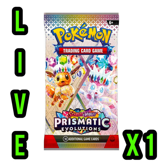 Prismatic Evolutions Booster Pack 10 Pack Limit